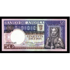 Ангола 50 эскудо 1973 г. 